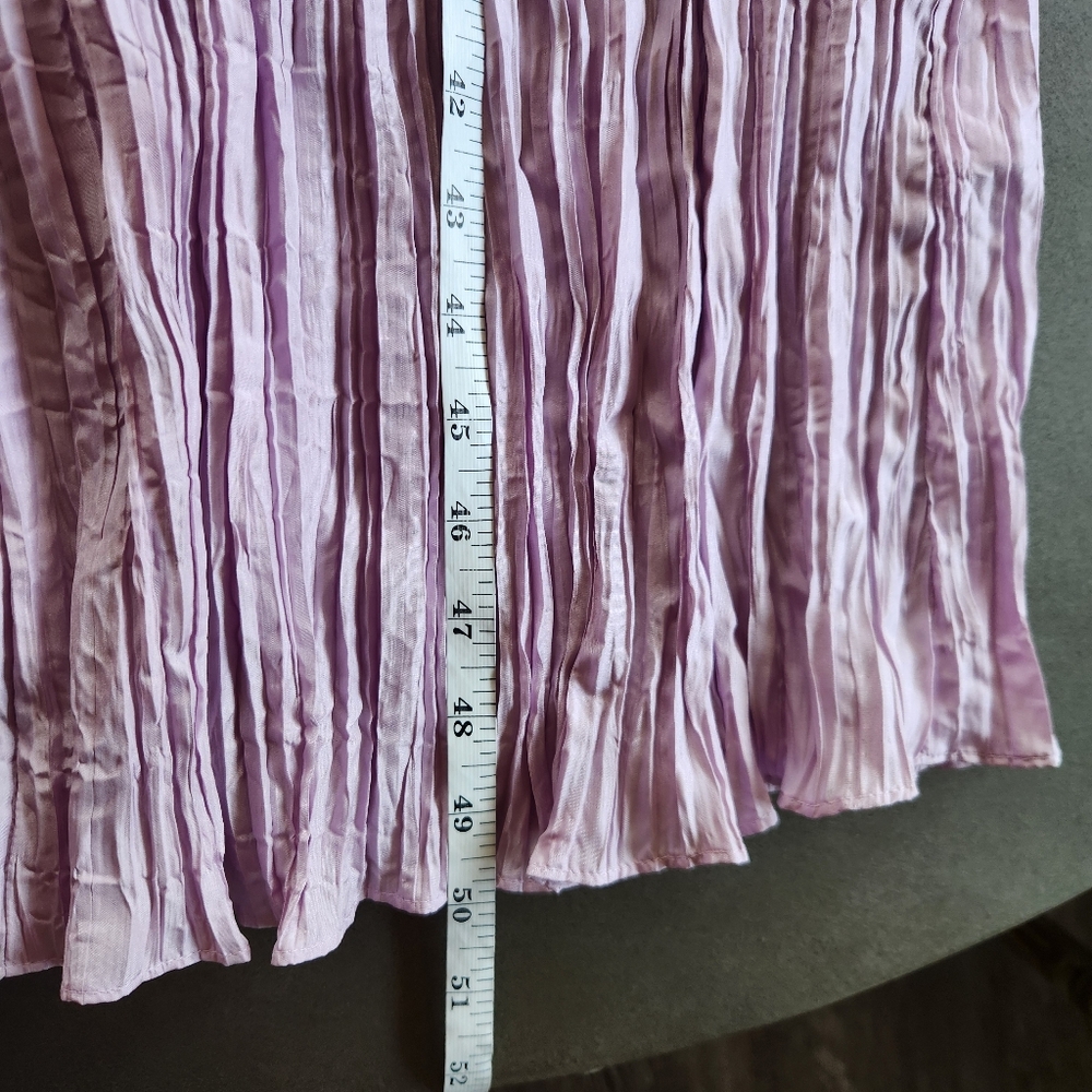 Eileen Fisher Crushed Silk Midi Dress Size Large NWT $328 Minimalist Quiet Lux - Picture 8 of 9